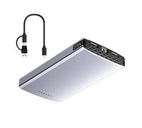 Solid Disk Housing Case for Dual Protocol Type Sec Disk Enclosure 2 Bay 20Gbps Solid Disk Storage Box