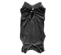 Solid Dog Onesie for Female Dogs, Male Dogs and Cats, Solid Surgical Post-operative Cuddly Vest for Abdominal Wounds, Weaning, Anti-Licking, Lighted Dog, No