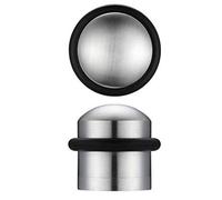 Solid Domed Top Floor Mounted Concealed Fix Door Stop 31mm Diameter ZAB86 (Satin Chrome)