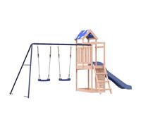 (solid douglas wood) vidaXL Outdoor Playset Garden Playhouse Kids Playground Solid Wood Douglas