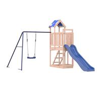 (solid douglas wood) vidaXL Outdoor Playset Garden Playhouse Kids Playground Solid Wood Douglas
