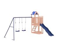 (solid douglas wood) vidaXL Outdoor Playset Garden Playhouse Kids Playground Solid Wood Douglas
