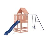 (solid douglas wood) vidaXL Outdoor Playset Garden Playhouse Play Tower Set Impregnated Wood Pine