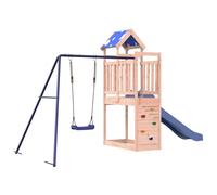 (solid douglas wood) vidaXL Outdoor Playset Garden Playhouse Playground Equipment Solid Wood Pine