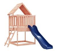 Playhouse Outdoor Climbing Frame with Slide Ladder Solid Wood Pine vidaXL