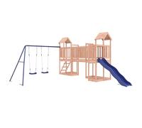 (Solid douglas wood) vidaXL Outdoor Playset Wooden Playground Set Swing Set Impregnated Wood Pine