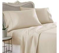 Solid Duvet Comforter Trusted by The Biggest Hotels 1000 Thread Count 3PC Duvet Set Cover 100% Egyptian Cotton (Duvet Set - UK Super King, Beige)