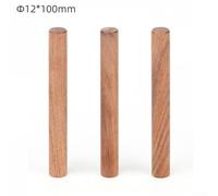 Solid Ebony Round Log Tenon 8mm High Load Capacity(12mm rosewood) | Ebony wood, 8mm diameter, high load bearing, sawing friendly, furniture joint stability