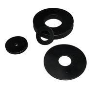 Solid EPDM Rubber Washer - Size; 2mm Thick - 9mm Inside Diameter x 24mm Outside Diameter