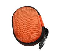 Solid Fabric Storage Box Crushproof Design Water Repellents Exterior Portable Earphone Case With Hook For Earphone Hard Shell Case