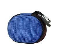 Solid Fabric Storage Box Crushproof Design Water Repellents Exterior Portable Earphone Case With Hook For Earphone Hard Shell Case