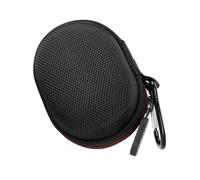 Solid Fabric Storage Box Crushproof Design Water Repellents Exterior Portable Earphone Case With Hook For Earphone Hard Shell Case