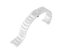 Solid Fine Stainless Steel Watch Strap Compatible With Omega Constellation Watchband Silver Wrist Bracelet Fold Buckle 16mm*11mm 22mm*14mm(Silver,22-14mm)