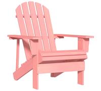 Solid Fir Wood Garden Adirondack Chair Patio Chair Lounge Armchair vidaXL