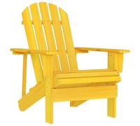 Solid Fir Wood Garden Adirondack Chair Patio Chair Lounge Armchair vidaXL