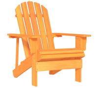 Solid Fir Wood Garden Adirondack Chair Patio Chair Lounge Armchair vidaXL