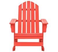 Solid Fir Wood Garden Adirondack Rocking Chair Seating Lounge Armchair vidaXL