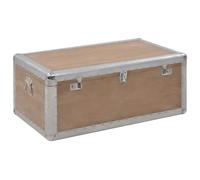 Solid Fir Wood Storage Box 91x52x40cm Brown Home Cabinet Chest Table vidaXL
