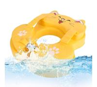 Solid Foam Floating Ring, Safety Swimming Trainer, 15.75 Inches High Buoyancy with Stable Build, Ergonomic Manual Support Aid, Style with Vibrant Pattern, Water Accessory for Boys Girls