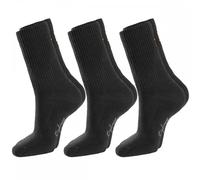 Snickers 9214 Cotton Work Socks Black 7 - 10 Pack of 3