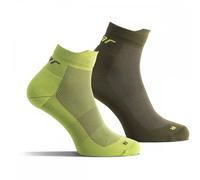 Solid Gear SG30017 Light Performance Sock Low 2-pk Green Size: UK5 Sho UK5 - EU38 - US6