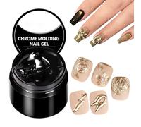 Solid Gel for Nails,LED/UV Nail Extension Glue - 7ml Compact Fingernail Modeling, Manicure Tools for Traveling Home Business Trip School