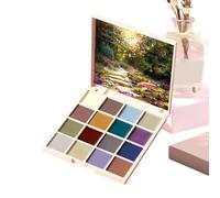 Solid Gel Nail - Gel | Ğel Nail Polîsh, 16-Color Eyeshadow Palette Style Japanese Cream, Extra Long-Lasting | Manicure Nails Art Design for Home Salon and Professional Use