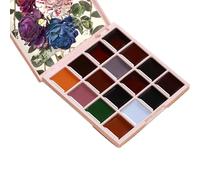 Solid Gel Nail Polish Palette - 16 Colour Nail Cream Gel Nail Polish Palette | Nail Jelly Gel Polish Palette | Durable High Gloss Manicure Fingernails for Women Girls Home Salon Ceremony