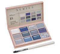 Solid Gel Nail Polish Palette Kit Jelly Pigment UV Glue Grey Blue Series