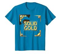 Solid Gold Boys Luxe Shimmer Statement Sparkle Bling T-Shirt, Kids, Sapphire, 6 Years