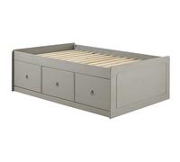 Corona 3ft Grey Washed Wax Finish Cabin Bed - Size: Single - Wilko