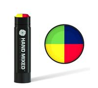 Solid Hand Mixed Quad Paint Stick - Water Based Opaque Graffiti Art Marker Pen Permanent on Textured Surfaces. Suitable for Children (Caribe)