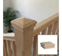 Solid Hemlock Pyramid Cap Suits 90mm Newel Post (L)115mm (W)115mm Uk Manufactured Traditional Products Ltd