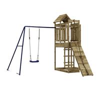(solid impregnated pinewood) vidaXL Outdoor Playset Playhouse Play Tower Playground Set Solid Wood Douglas