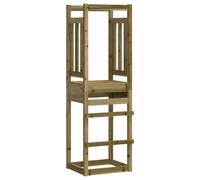 (solid impregnated pinewood) vidaXL Play Tower Kids Outdoor Climbing Frame Garden Play Tower Solid Wood