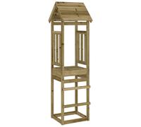 (solid impregnated pinewood) vidaXL Play Tower Kids Outdoor Climbing Frame Garden Play Tower Solid Wood