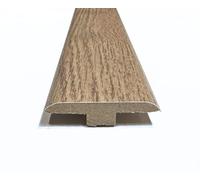 Solid Laminate/Wood Flooring MDF Threshold Strip T Bar 2 Modern Oak Colours (0.9m, New York Oak)