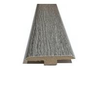Solid Laminate/Wood Flooring MDF Threshold Strip T Bar 2 Modern Oak Colours (2.4m, Boston Grey Oak)