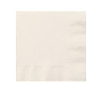 Solid Luncheon Napkins | Classy Ivory Color Theme | 20ct