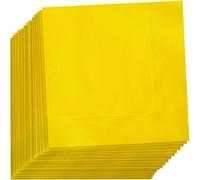 Solid Luncheon Napkins | Classy Sunflower Yellow Color Theme | 20ct