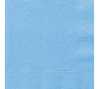 Solid Luncheon Napkins | Powder Blue Color Theme | 50ct
