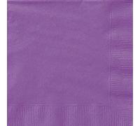 Solid Luncheon Napkins | Pretty Purple Color Theme | 20ct