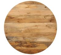 vidaXL Table Top, Dining Table Top for Home, Replacement Board for Side Table Dinner, Wooden Furniture Top, Round Solid Wood Mango