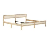 Solid Mango Wood Bed Frame Bedroom Furniture Bedstead Base Multi Sizes vidaXL