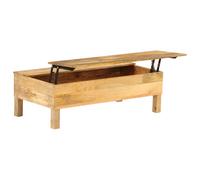 Solid Mango Wood Coffee Table 110x55x35cm Living Room Furniture Stand vidaXL