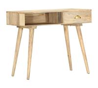 vidaXL Console Table 90x45x75 cm Solid Mango Wood