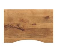 Solid Mango Wood Desk Top Tabletop Rustic Natural Finish 80x60x2.5cm