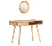 Vidaxl Dressing Table 100X50X76 Cm Solid Mango Wood