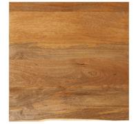 Solid Mango Wood Live Edge Tabletop Multifunctional Replacement for Home & Commercial Use Smooth Surface Easy to Clean Perfect for Dining or Display