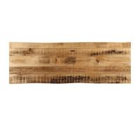Solid Mango Wood Live Edge Workbench Rustic Multifunctional Tabletop for Home & Commercial Use Smooth Surface Easy to Clean Durable Design